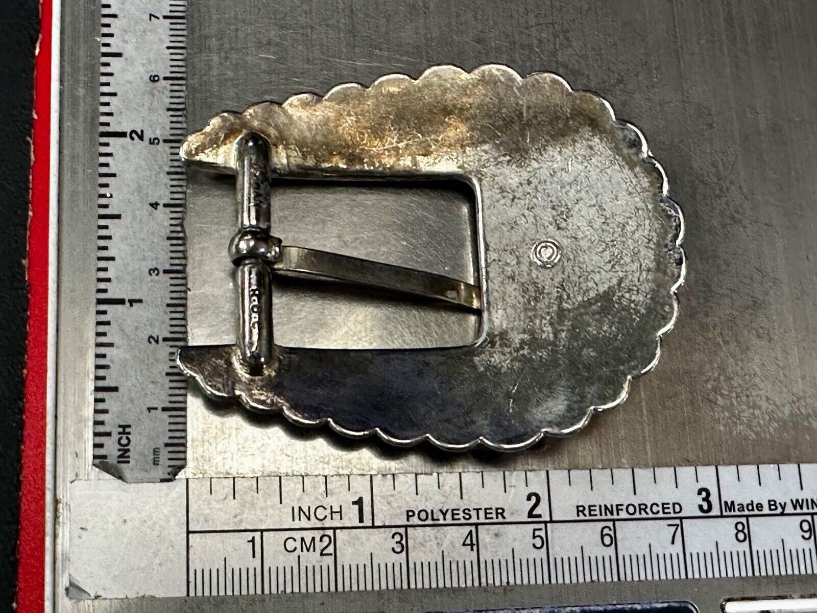 Unique Raised Dimensional Vintage Replacement Ornate 3" Wide Belt Buckle