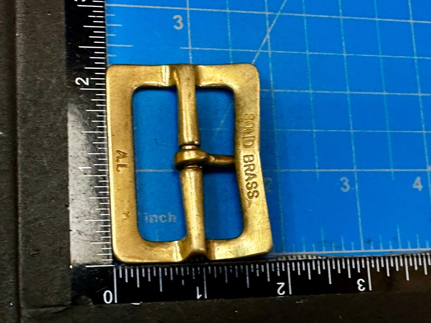 A.I. Brand Center Bar Hippy Uniform Vibe Solid Brass Replacement Belt Buckle