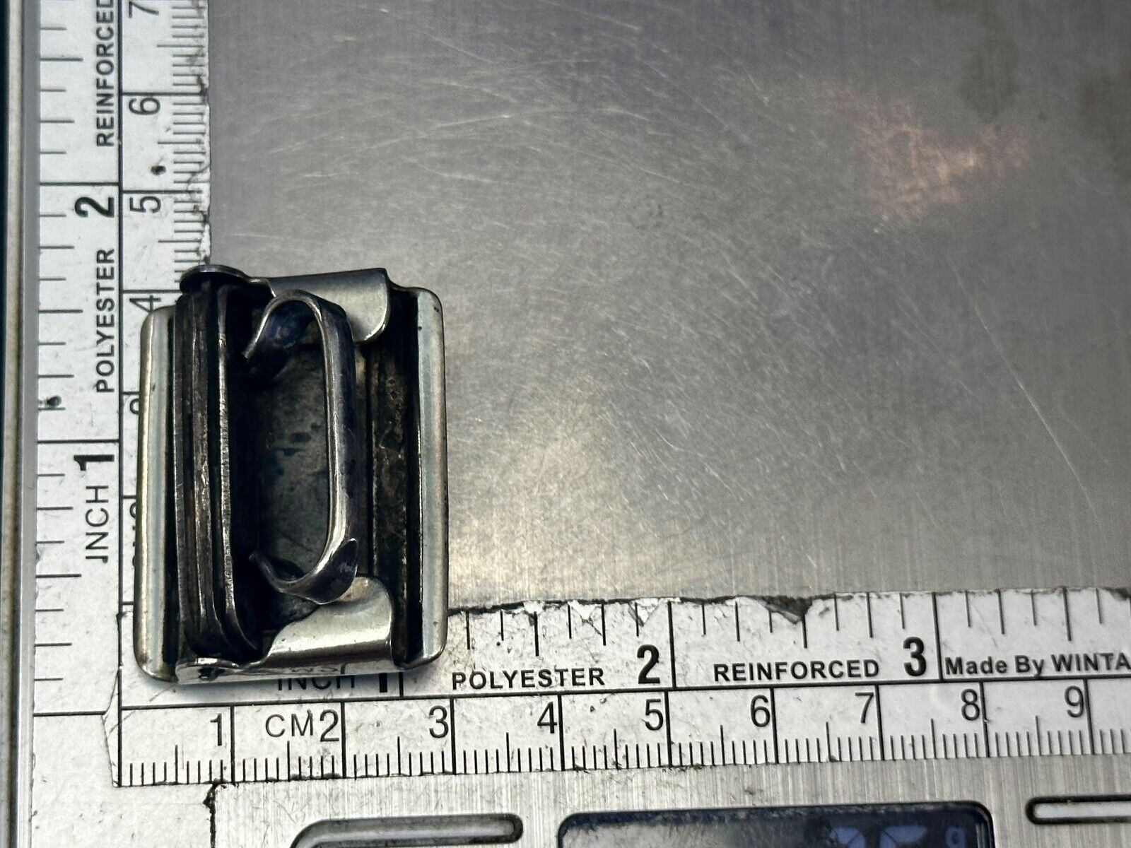 Art Deco Letter A Initial Monogram Belt Buckle by KantSlip