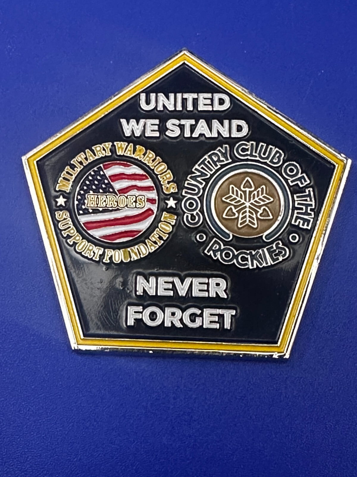 United We Stand Never Forget Patriot Day September 11 Collectors Challenge Coin 
