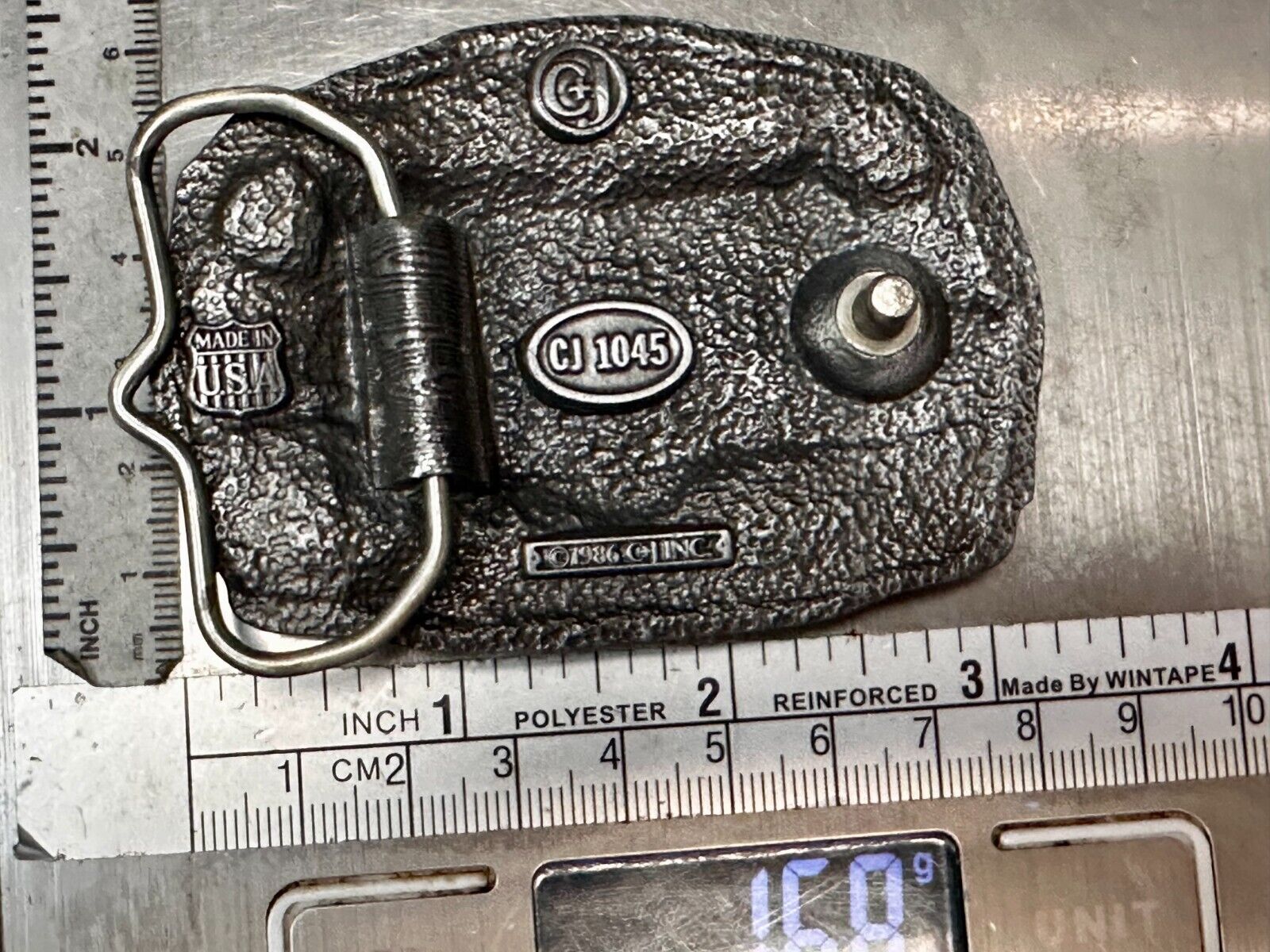 Train Rail Road Durango & Silverton Narrow Gauge C+J Colorful Belt Buckle