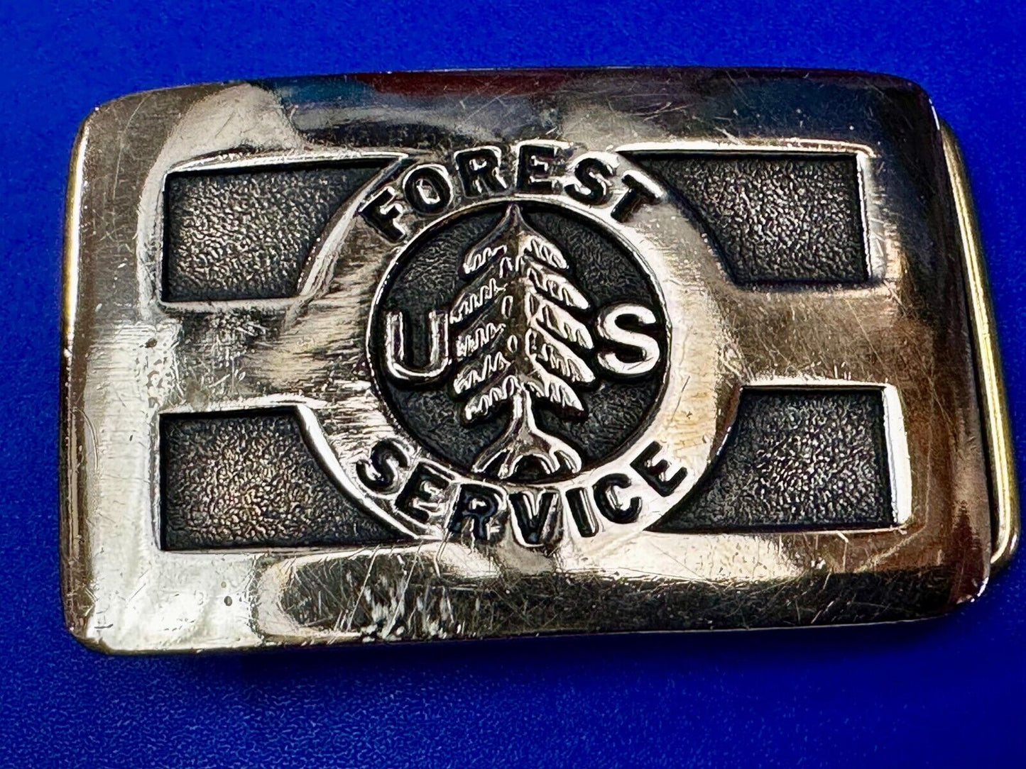 US Forest Service Vintage 1979 Commemorative Belt Buckle by Western Heritage Co