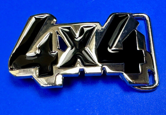 4x4 Four By Truck Drive Gear block letters jeep pickup cutout belt buckle