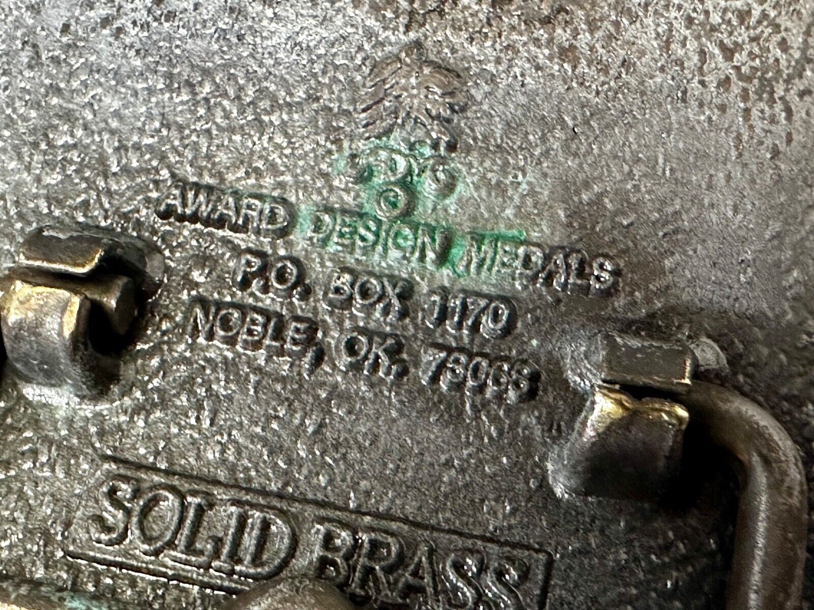 The Great Seal of the State of Missouri Branson Brass Commemorative Belt Buckle
