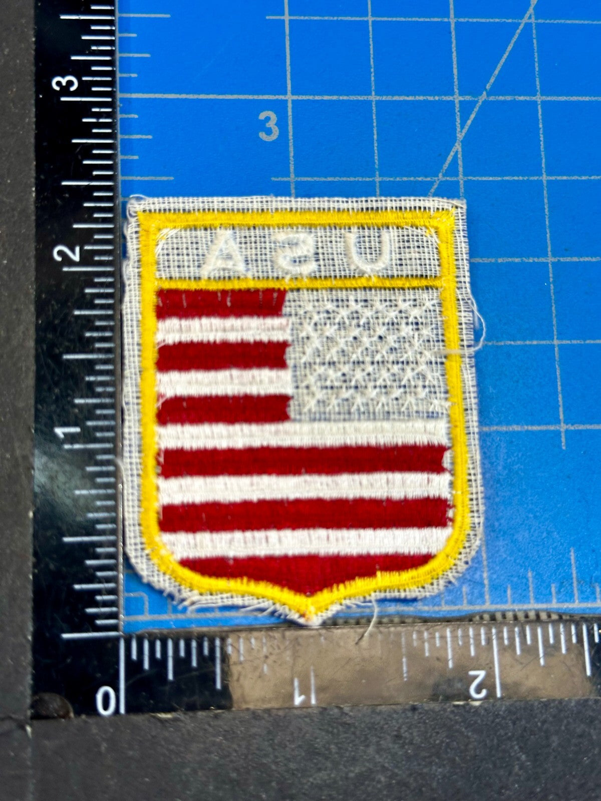 United States of America USA Flag Shield Patriotic Embroidered Badges Patch