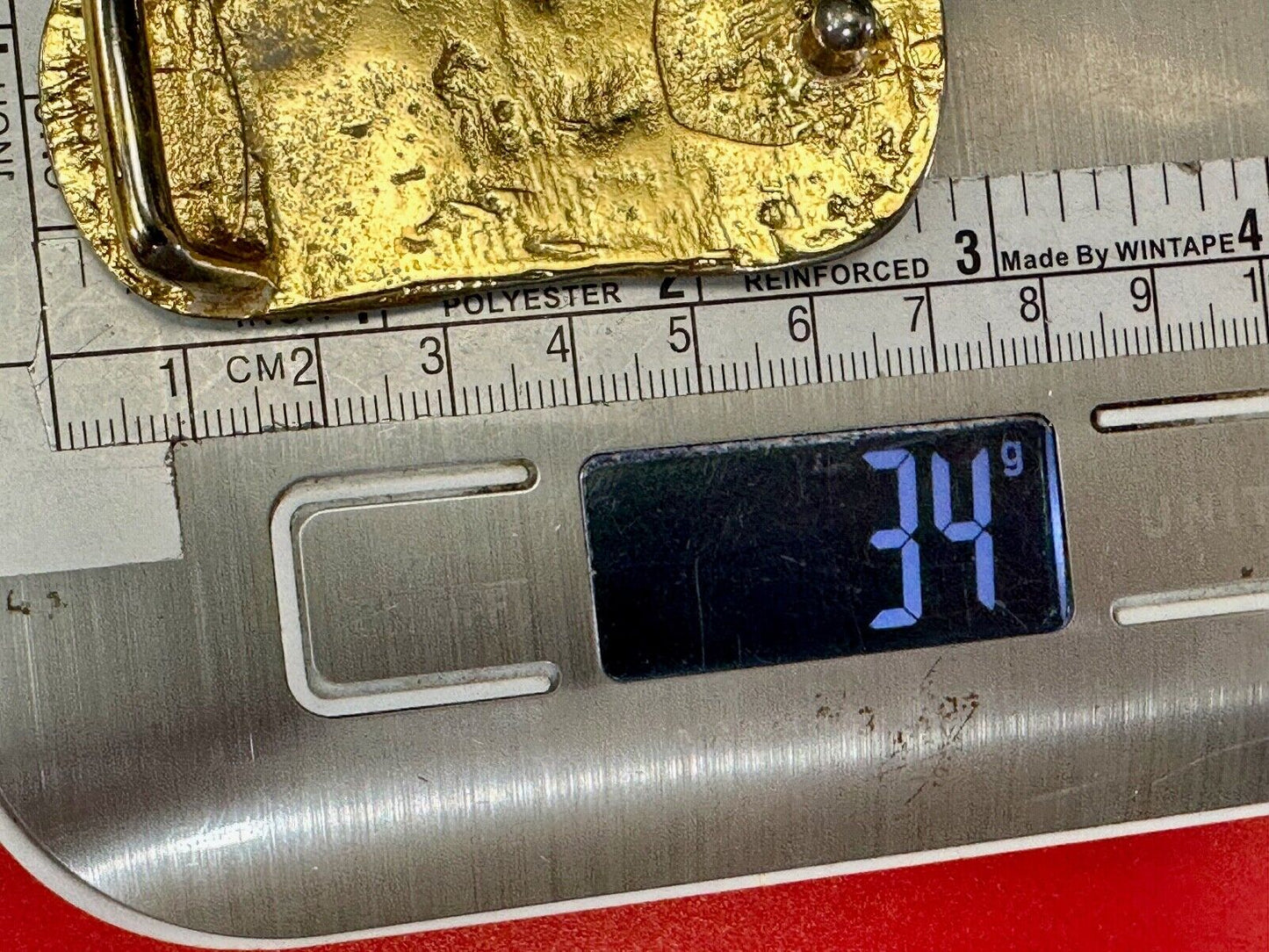 unique gold tone long skinny dress style belt buckle