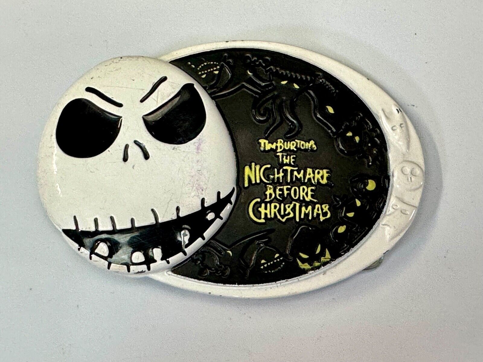 Tim Burtons Disney The Nightmare Before Christmas belt buckle