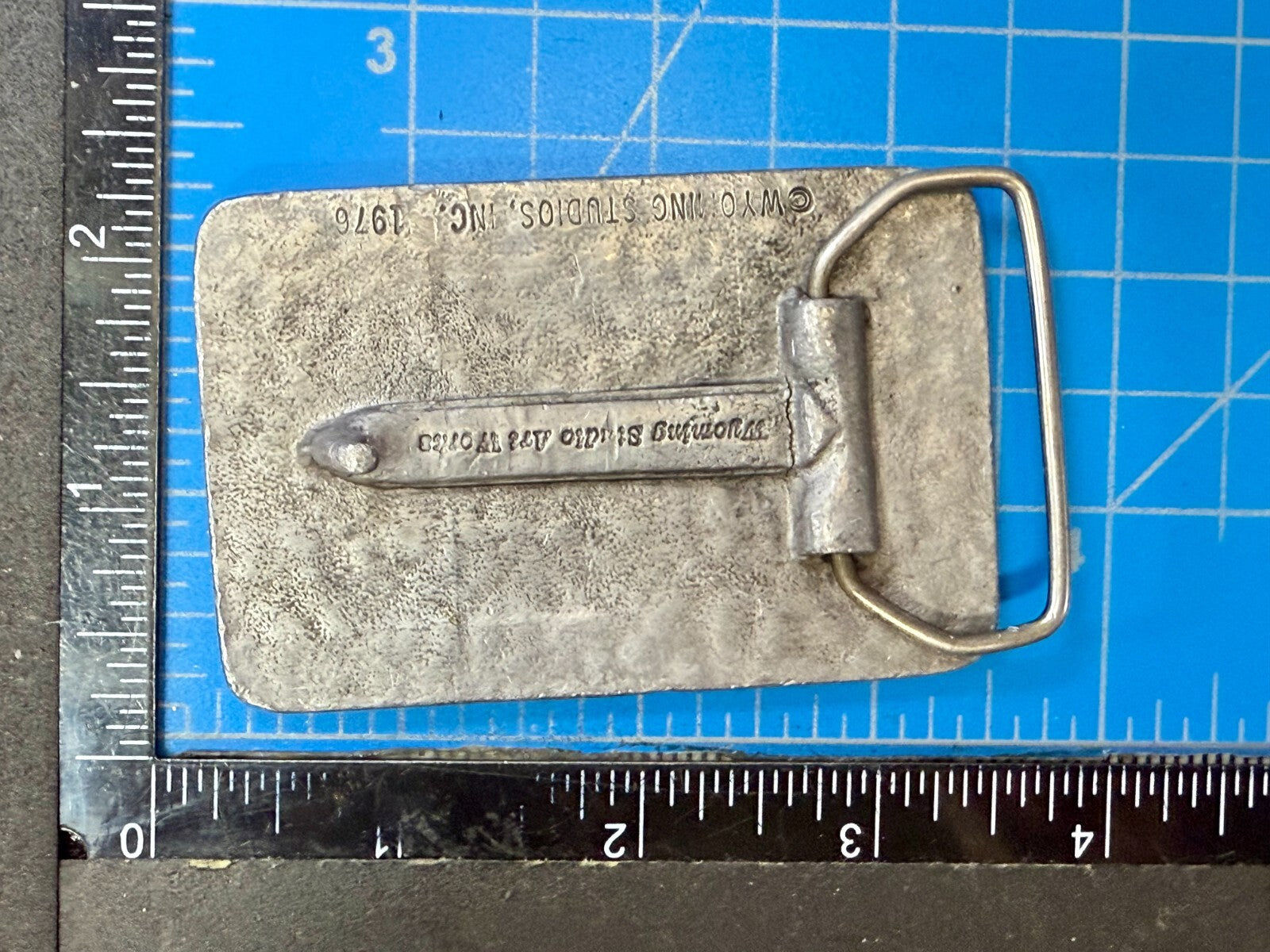 930 KAPR AM Radio Station Vintage 1976 Belt Buckle by Wyoming Studios Art Works