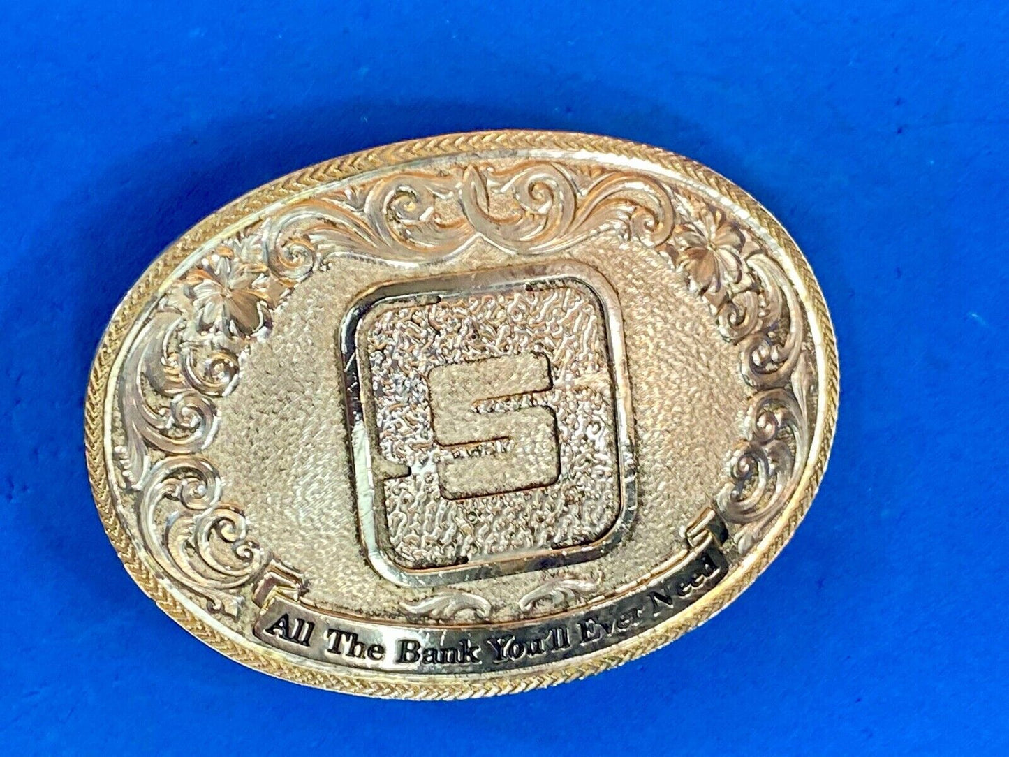 All The Bank You'll Ever Need Farmers 5 - Montana Silversmiths Belt Buckle 