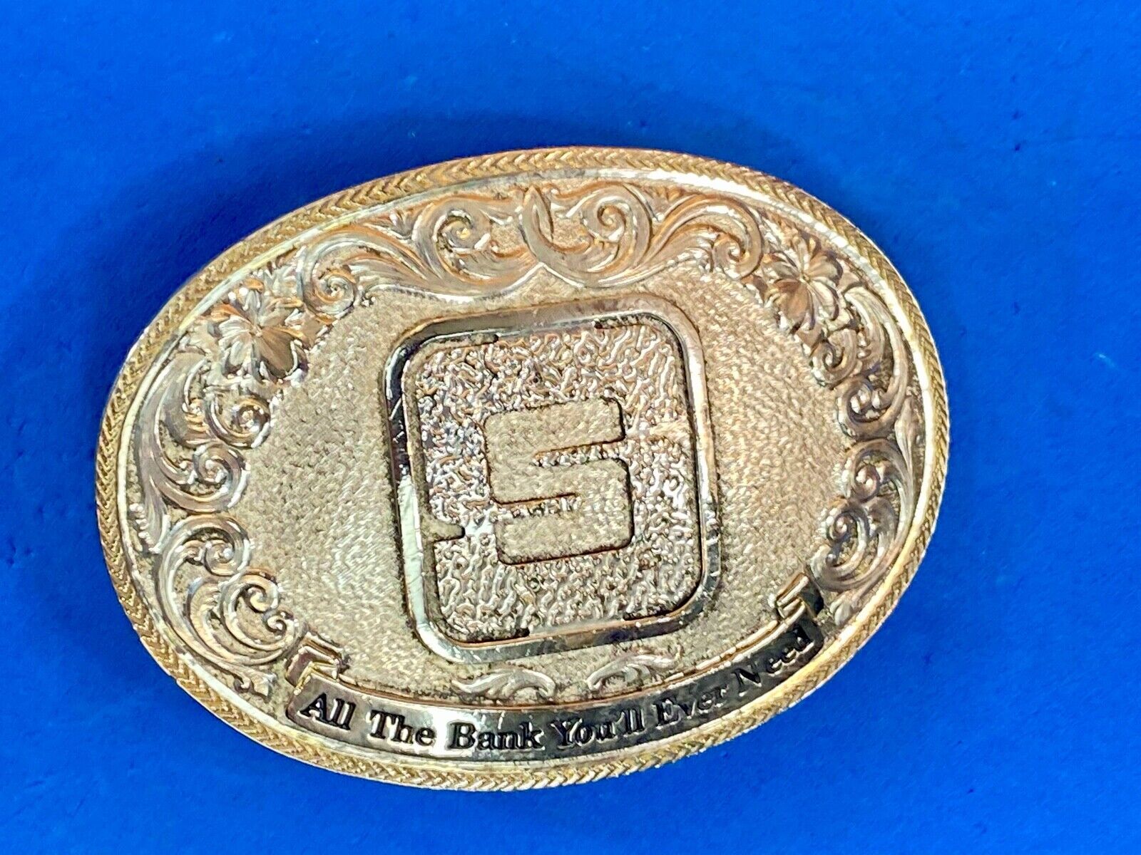 All The Bank You'll Ever Need Farmers 5 - Montana Silversmiths Belt Buckle 