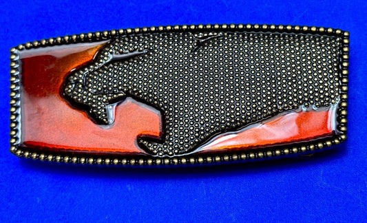 arge 5" Wide Thundercats logo? Cat, tiger attack rectangular belt buckle