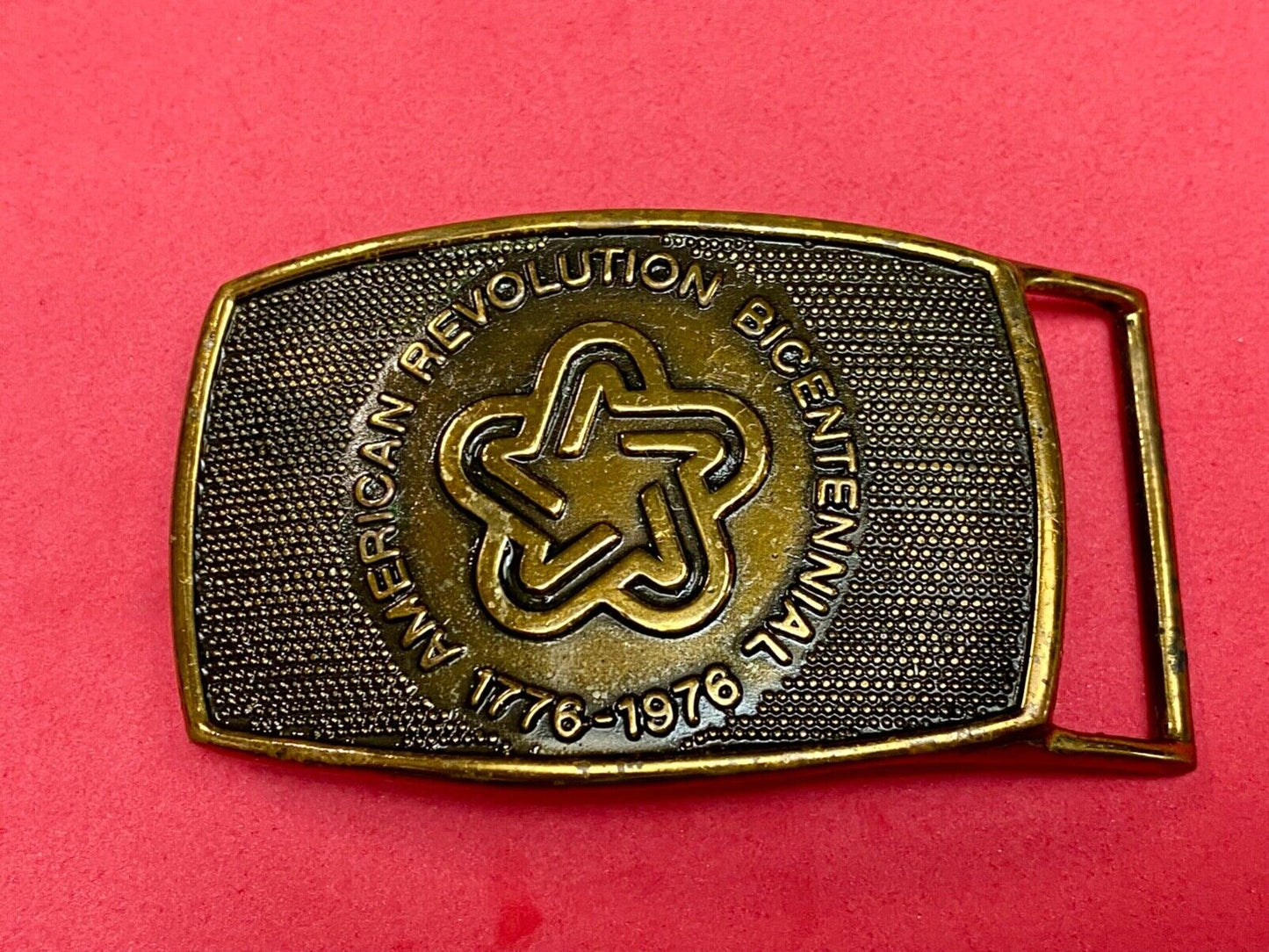 American Revolution bicentennial  Patriotic United States belt buckle by LEE