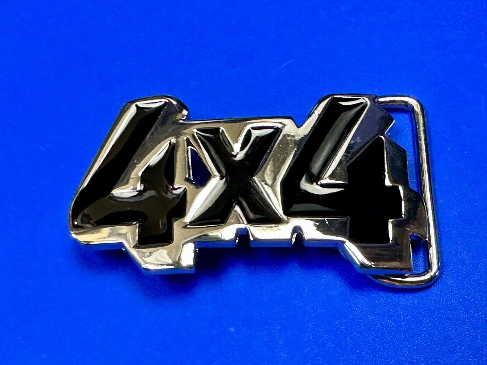 4x4 Four By Truck Drive Gear block letters jeep pickup cutout belt buckle