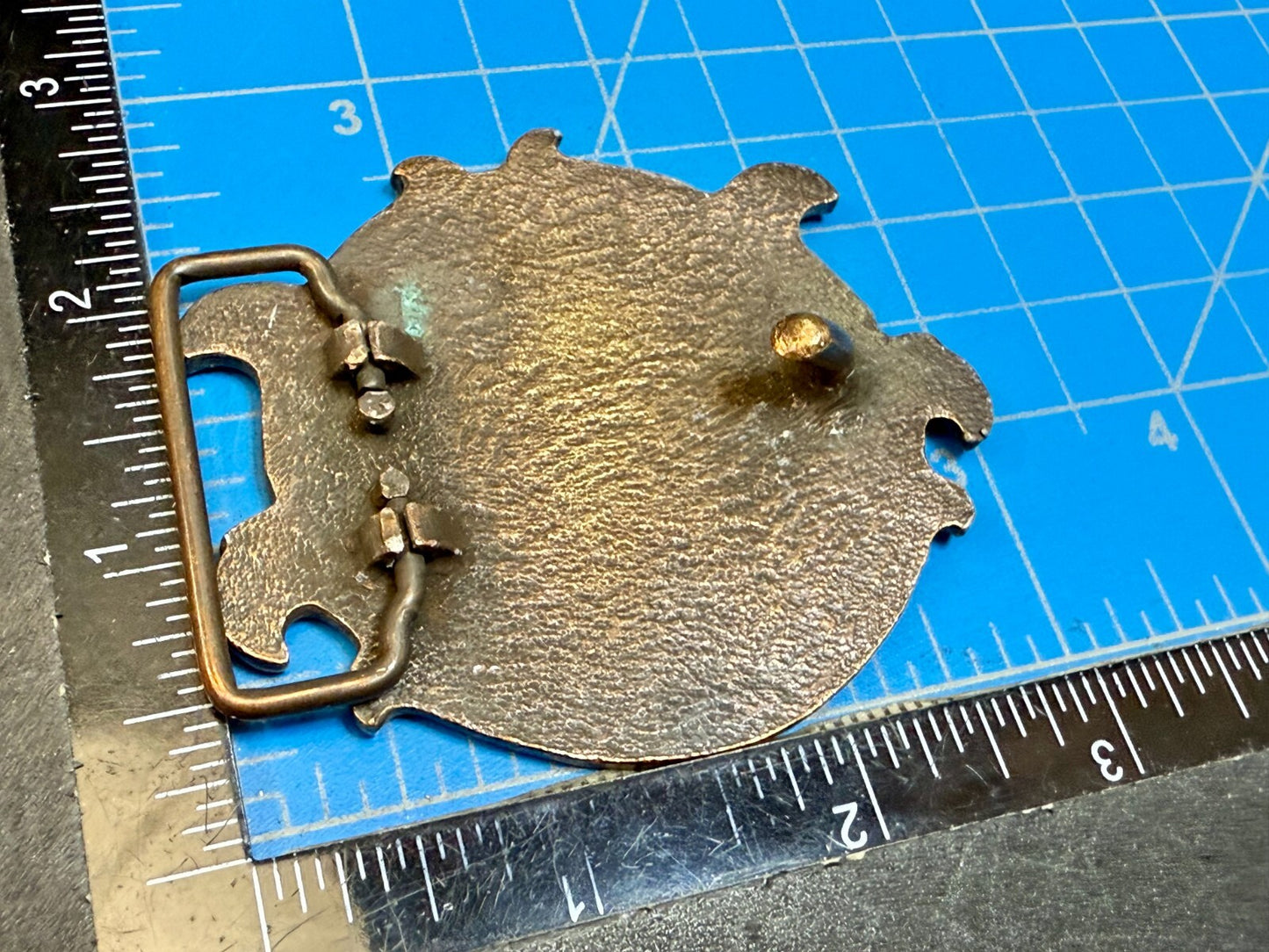 Triple Arrow Emblem Clothing Company? Brass Tone Belt Buckle