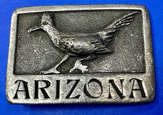 Arizona Roadrunner Southwestern Desert Bird VTG 1984 Belt Buckle by Sanchez Int.