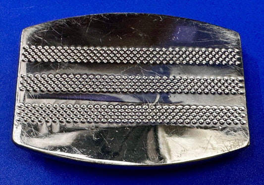 Adidas Golf Stripe Silver Color Trophy Dress Style Reflective Belt Buckle