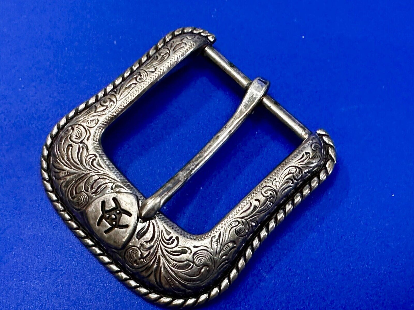 ARIAT Silver Belt Buckle A2108 Ranger Style Replacement Western Belt Buckle