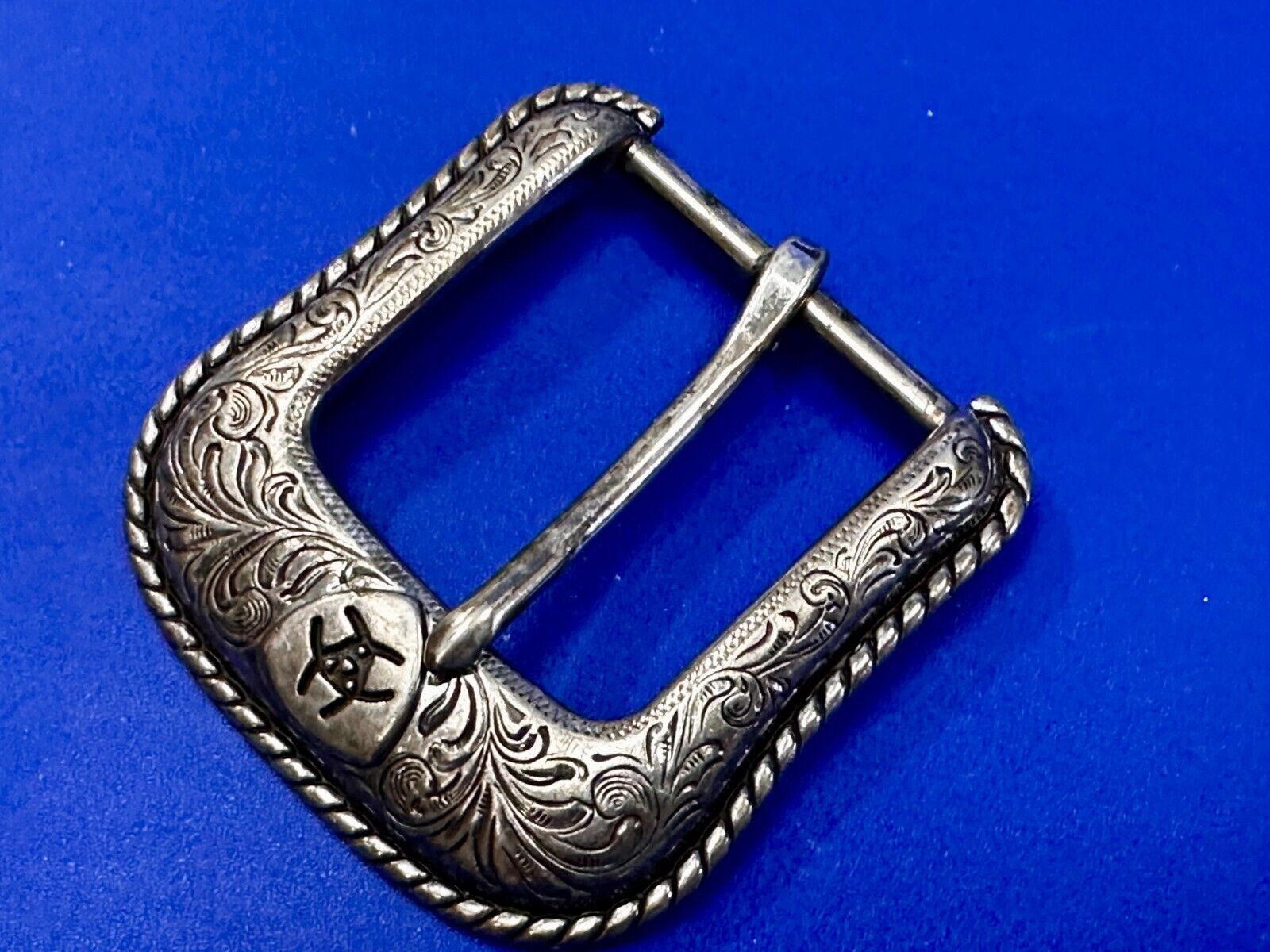 ARIAT Silver Belt Buckle A2108 Ranger Style Replacement Western Belt Buckle