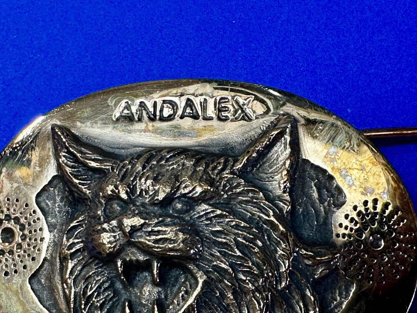 Andalex Wildcat Loadout Vintage Sculpture Belt Buckle by Gary Phrazen