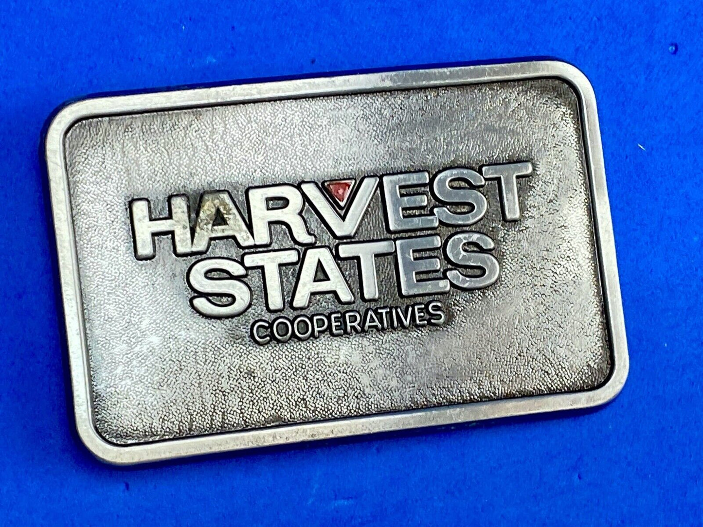 Vintage Harvest States Cooperatives Farming Community belt buckle 