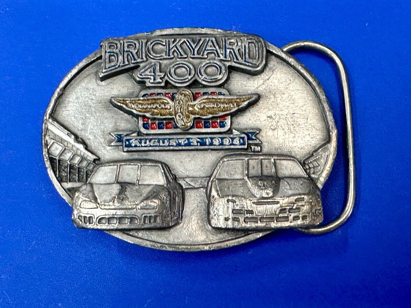 vintage Indianapolis brickyard 400 1996 Commemorative Q2 Siskiyou belt buckle