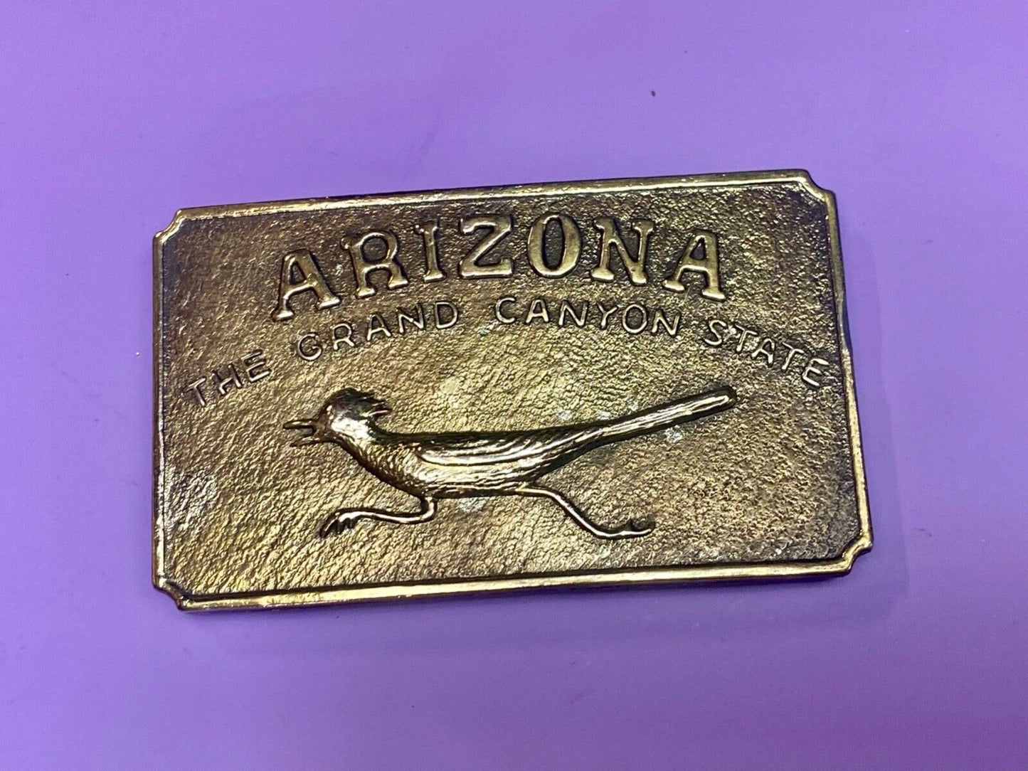 Arizona - Roadrunner, The Grand Canyon State belt buckle
