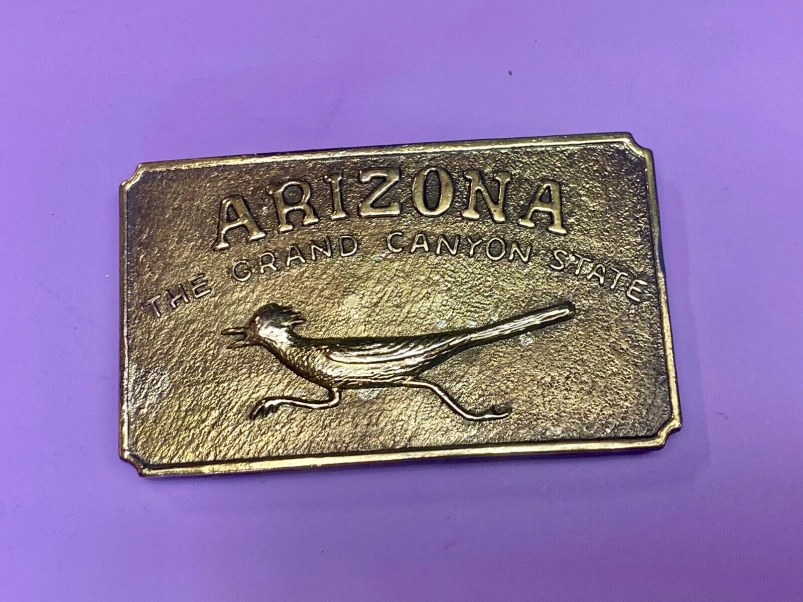 Arizona - Roadrunner, The Grand Canyon State belt buckle