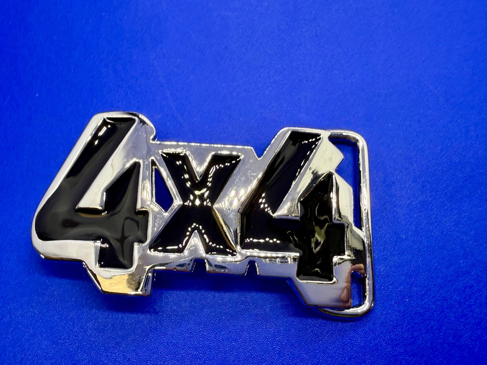 4X4 Four By Truck All Wheel Drive Gear Block Letters Cutout Belt Buckle