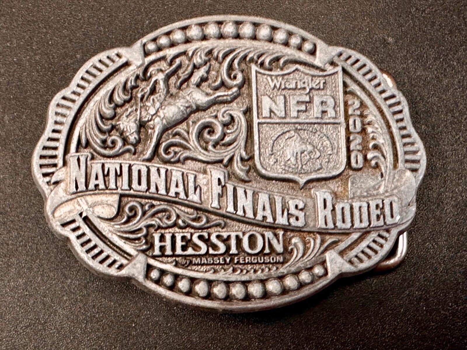 2020 NFR Wrangler National Finals Rodeo Cowboys Montana Silversmiths Belt Buckle