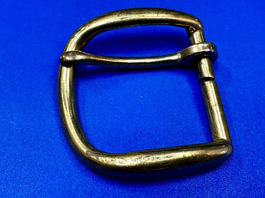 Vintage Brass Tone Replacement Belt Buckle Marked W