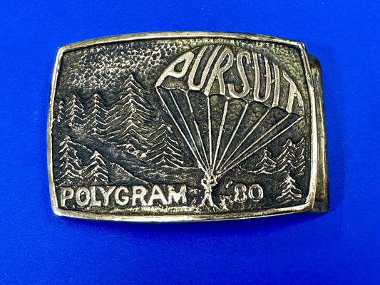 The Pursuit of DB Cooper Polygram 1980 Movie Cast Collectable Gift belt buckle