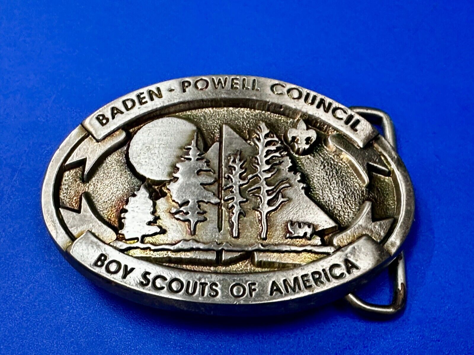 Baden Powell Council Binghamton, NY BSA Boy Scouts of America Belt Buckle