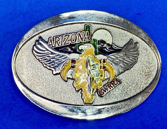 Arizona Cwrra Honda Motorcycles Gold Wing Road Riders Belt Buckle 