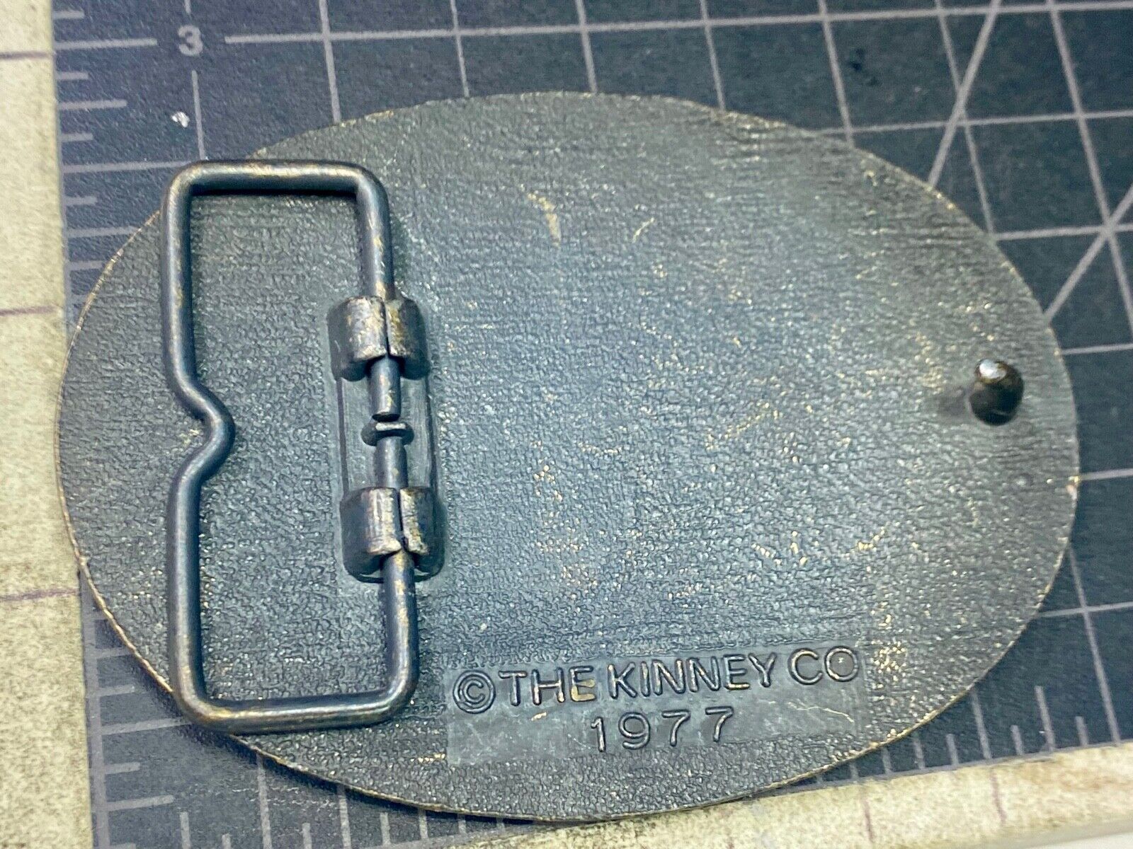 Vintage 1977 Ted Name Personalized Belt Buckle By Kinney Co