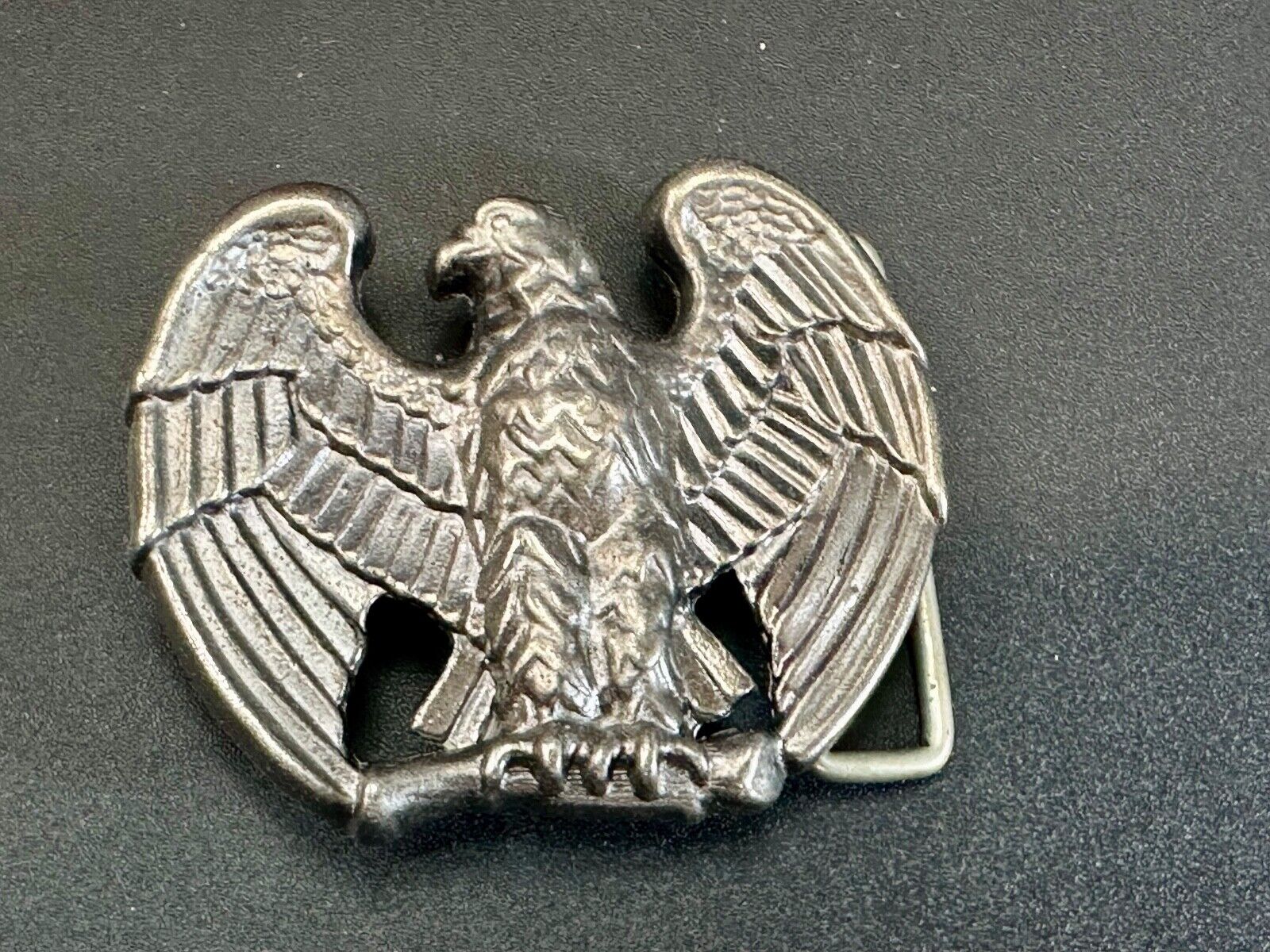 VINTAGE 1970'S IMPERIAL ROMAN EAGLE STYLE BELT BUCKLE IN BOX