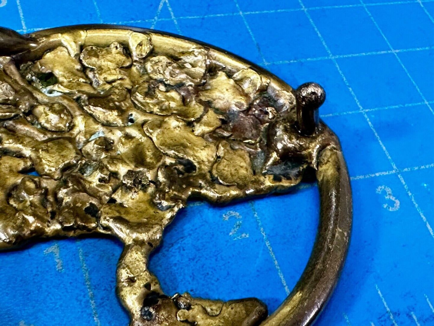 Tree of Life Abstract Open Work Hippy Vibe Artisan Cypress Belt Buckle