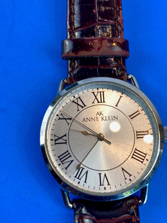 Ak Annie Klein Women's Quartz Roman Numerals Watch  - Fresh Battery 