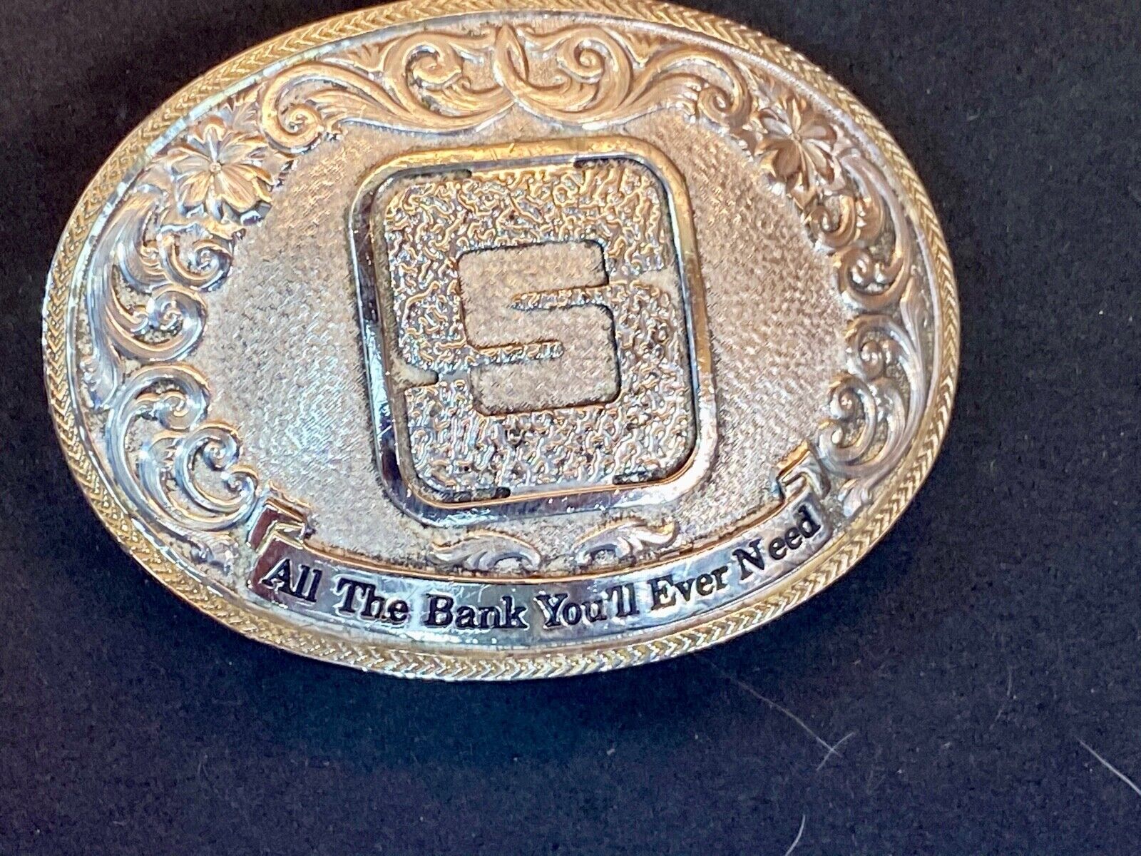 All The Bank You'll Ever Need Farmers 5 - Montana Silversmiths Belt Buckle 