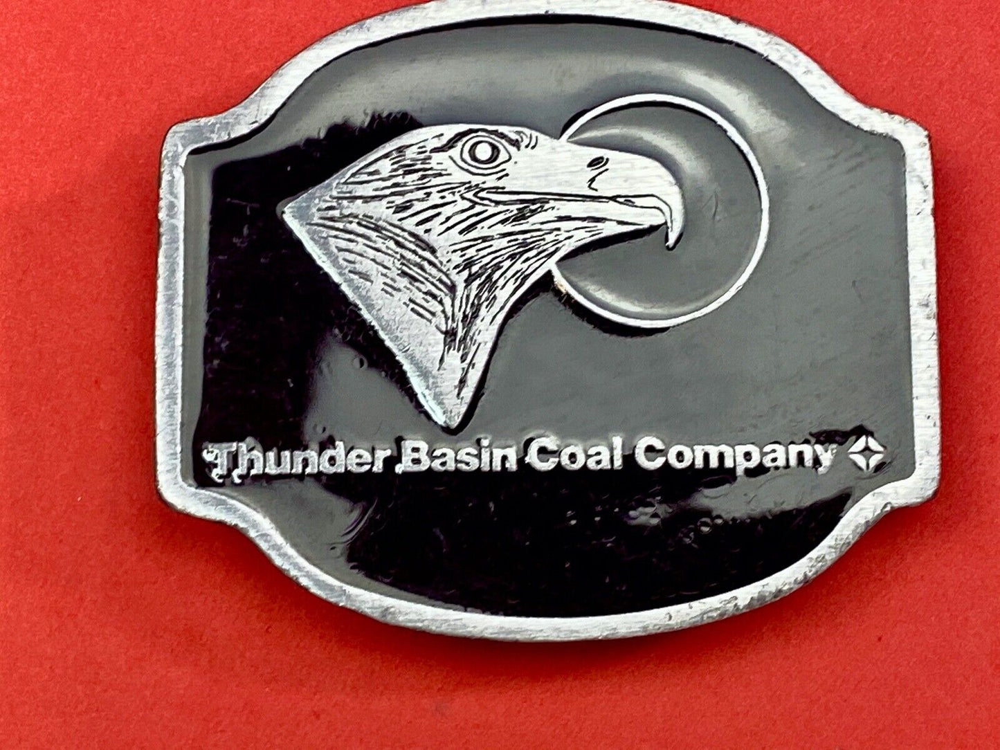 Thunder Basin Coal Company Black and silver color Belt buckle 