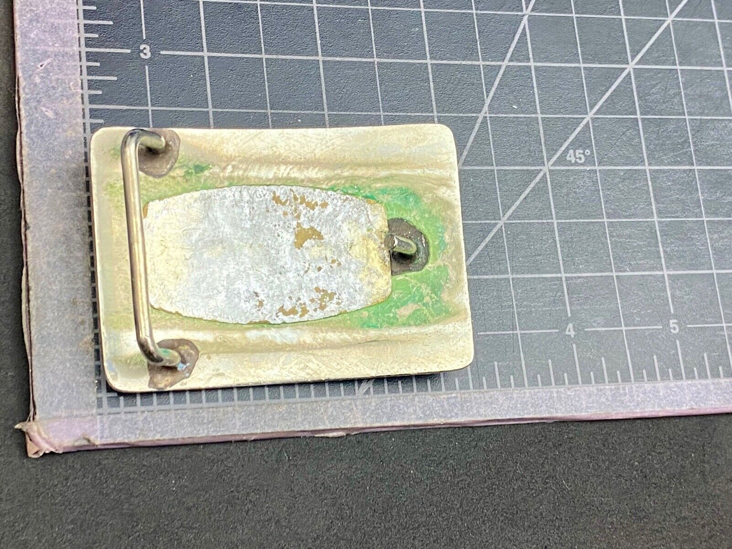 Unique Arrow Shaped Triangle quality mixed metal vintage belt buckle 