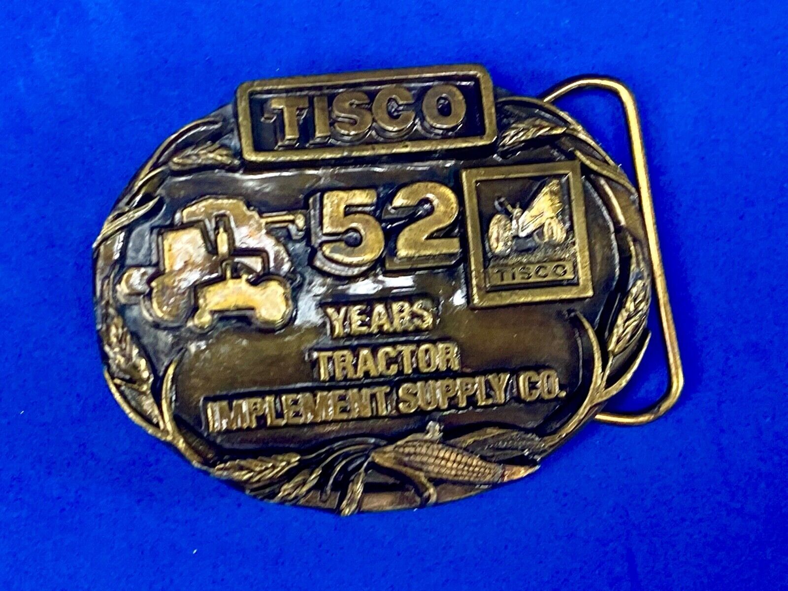Tisco - Tractor Implement Supply Agriculture Farm Farming 52 Year Belt Buckle