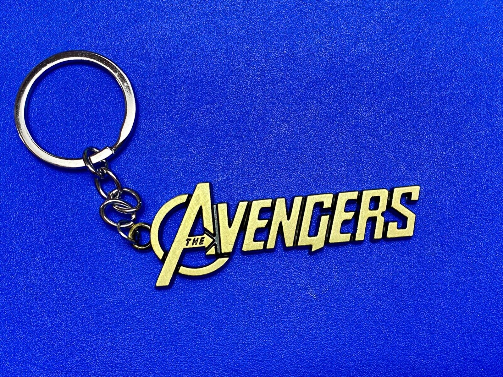 The Avengers word spelled out Keychain - Key Ring Chain