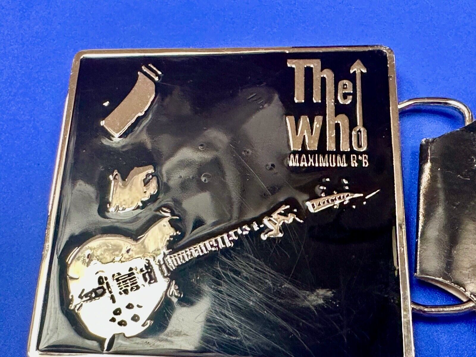 The Who - Maximum RnR Music Band Guitar Player 2005 Bravado  Merch Belt Buckle