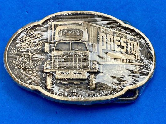 Vintage 1980’s Preston Semi drivers - BELT BUCKLE by O.C.Tanner