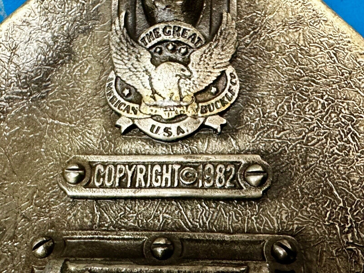 Vietnam Cross 1962 - 1975 The Great American Buckle Co Vintage Belt Buckle