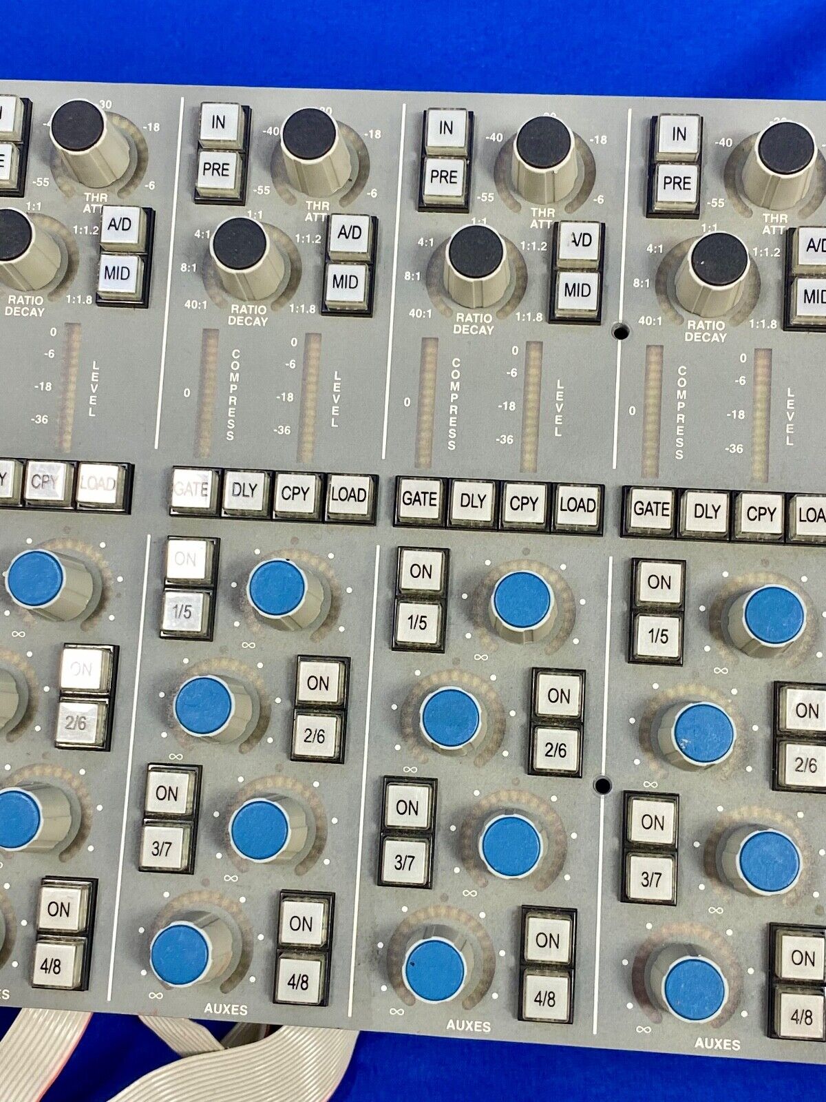 Aux Dynamics Tile from Solid State Logic Aysis Air + SSL A Series Console Mixer