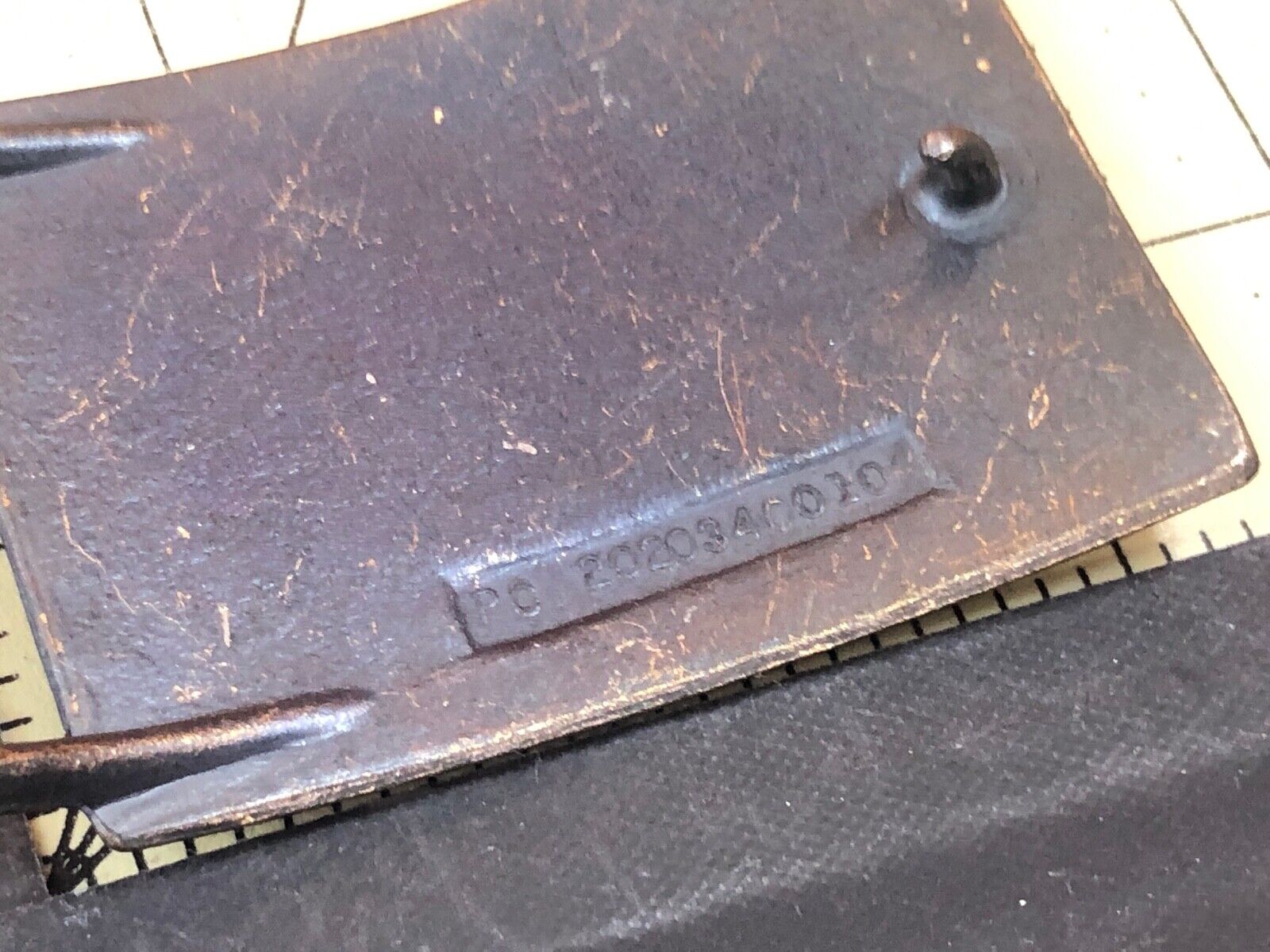 Vintage Henry Ford Detroit Model T Belt & Buckle Auto Car Manufacture