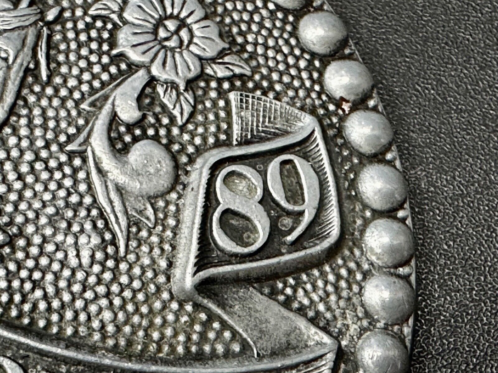 1989 NFR NATIONAL FINALS RODEO COWBOY BELT BUCKLE LAS VEGAS