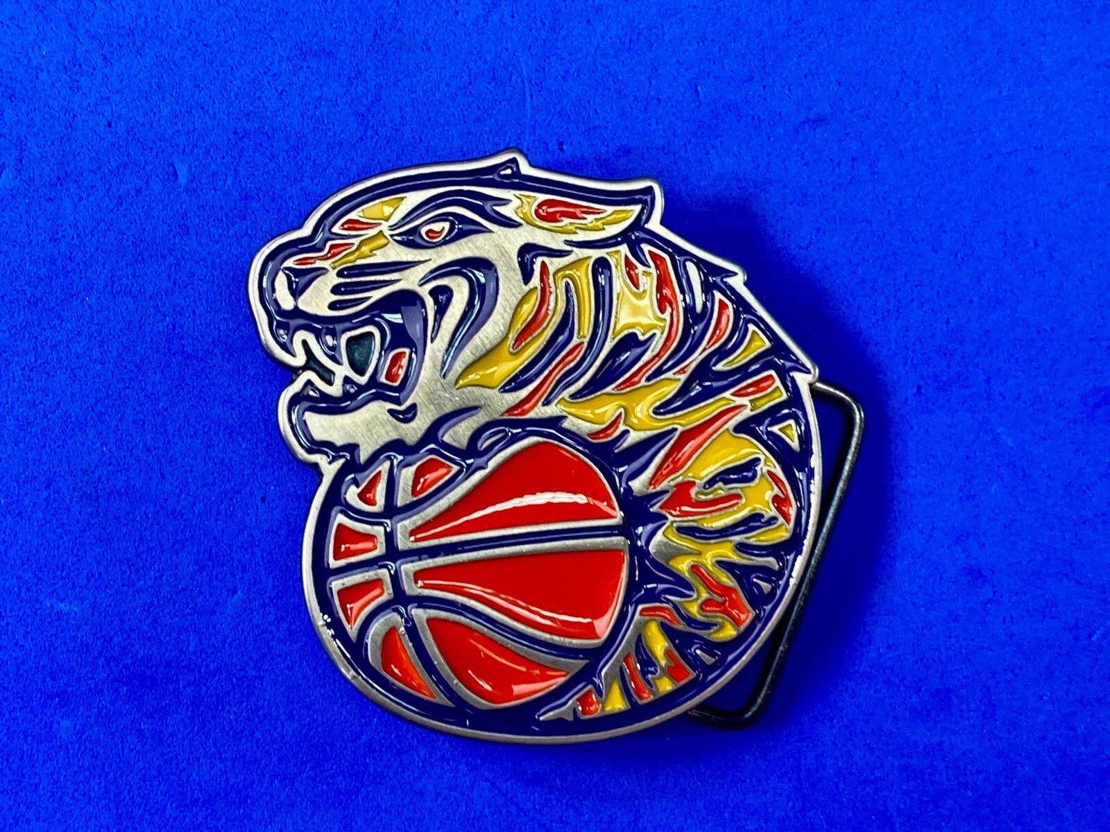  Tigers Basketball Mqpoel Holon Belt Buckle Made In Isreal Cbaka 