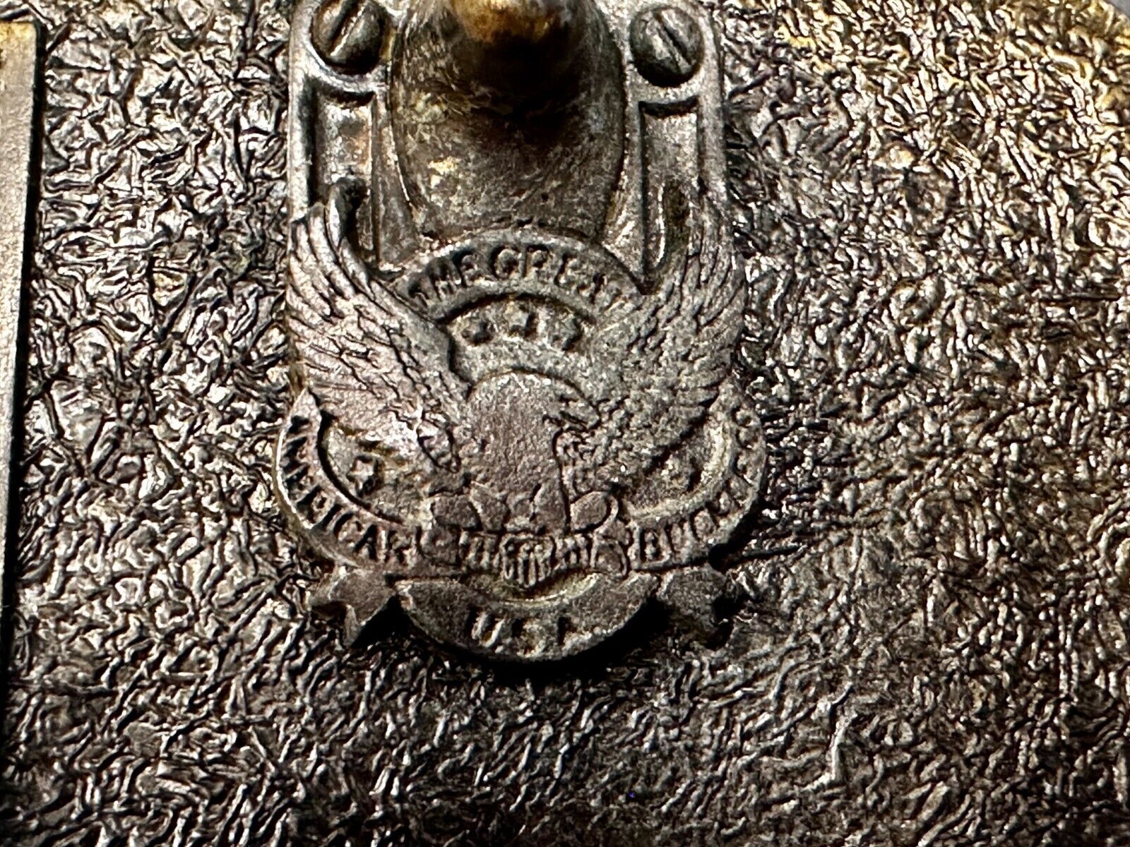 1988 Bass Anglers Sportsman Society Great American 3" Belt Buckle Co